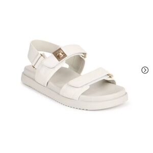 Women’s white strappy sandal from target